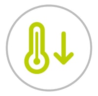 Climatización evaporativa -Reducción de la temperatura